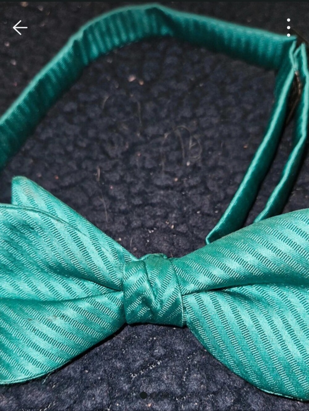 Teal Green Men's Pre-Tied Bow Tie - Classic Satin Finish